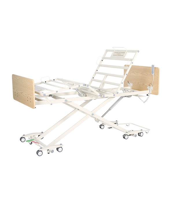Emerald Oasis Homecare Hospital Bed in Fully Elevated Position