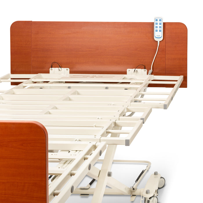Emerald Oasis Expandable Homecare Hospital Bed Panel with Head and Footboard View