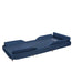 Blue Emerald Raised Perimeter Mattress Overlay Cover in Actual View