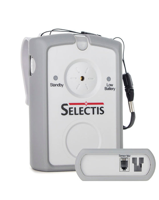 Emerald Selectis Premium Auto Reset Alarm With Ports, Logo, Mount Hook and Buttons View