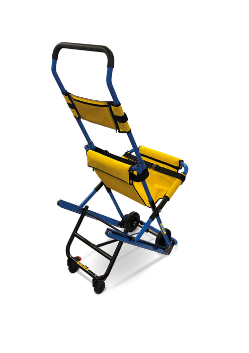 Clean Evac + Chair 300H Lightweight Emergency Stair Chair for Safe Evacuation of Mobility Impaired Individuals 400lb Capacity