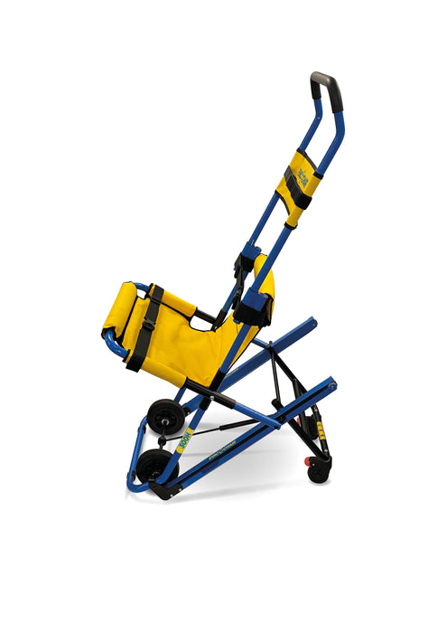 Side Left Evac + Chair 300H Lightweight Emergency Stair Chair for Safe Evacuation of Mobility Impaired Individuals 400lb Capacity