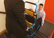 In Operation Evac + Chair 600H Emergency Evacuation Chair Dual-Position Wheelchair for Safe Building Evacuation