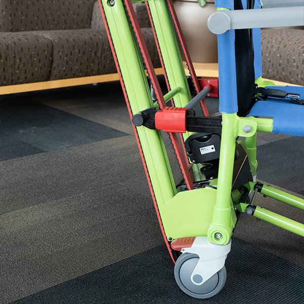 Evacusafe Excel-e Powered Evacuation Chair With Motorized Stair Descent Safety Harness And Durable Emergency Evacuation Design Track Photo