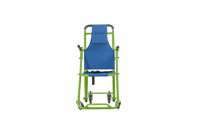 Evacusafe Standard Evacuation Chair For Stairways With Fold Flat Storage And Controlled Descent  Whole Image