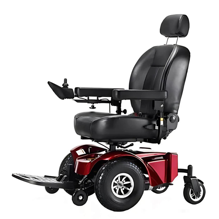 Free Rider Apollo II Power Wheelchair Front Wheel Drive 470 lb. Capacity Indoor Outdoor Mobility Side Image
