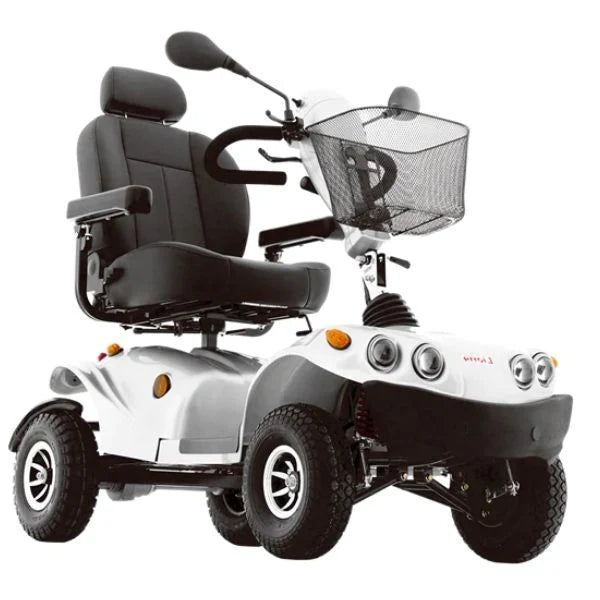 FreeRider Bariatric Heavy Duty Mobility Scooter With Reinforced Frame And Comfortable High Back Seat Whole Photo