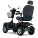 FreeRider Bariatric Heavy Duty Mobility Scooter With Reinforced Frame And Comfortable High Back Seat  Back Image Picture