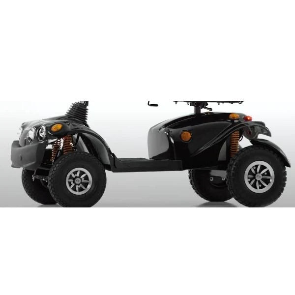FreeRider Bariatric Heavy Duty Mobility Scooter With Reinforced Frame And Comfortable High Back Seat  Range Side View
