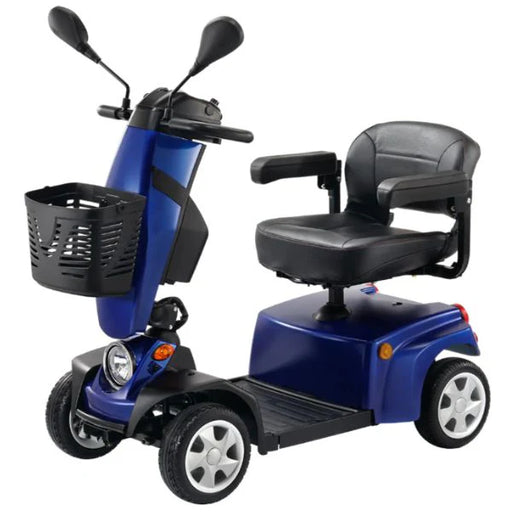 FreeRider City Mobility Scooter Compact 4 Wheel Design 400 lbs. Capacity Front View Lightweight Travel Scooter Main Image