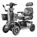 Metallic Gray FreeRider Terrain Mobility Scooter Sporty Design Double Wishbone Suspension Enhanced Stability Main Image