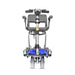 FreeRider Luggie Elite Lightweight Portable Folding Mobility Scooter Travel Friendly With Adjustable Seat  Blue Photo 