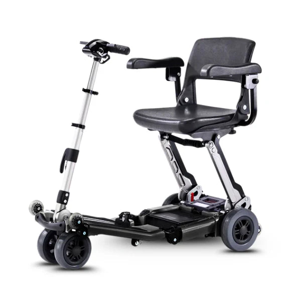FreeRider Luggie Elite Portable Travel Mobility Scooter Lightweight Folding Design With Adjustable Seat Black Photo