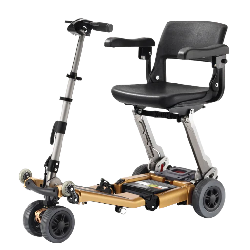 FreeRider Luggie Golden Elite Travel Scooter Lightweight Foldable Mobility Scooter Main Image