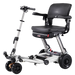 FreeRider Luggie Super Plus 4 Mobility Scooter Airline Approved Foldable Travel Scooter Main Image Titanium Silver