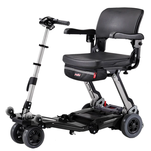 FreeRider Luggie Super Travel Scooter Lightweight Foldable Airline Approved Mobility Scooter Main Image Black