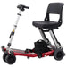 FreeRider Luggie Travel Scooter Folding Travel Scooter Red Lightweight Airline Approved Mobility Main Image