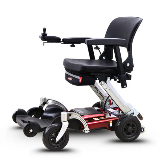 FreeRider Luggie Travel Wheelchair Compact Folding Power Chair Easy Transport Mobility Solution Main Image