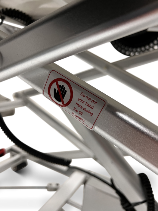 ComfyGO GO-Lift Lightweight Portable Lift Simplify Loading and Unloading of Mobility Devices with Warning Sign.