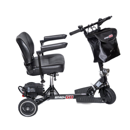 Glion SNAPnGo Mobility Scooter Deluxe Edition Full Product Left Side View 