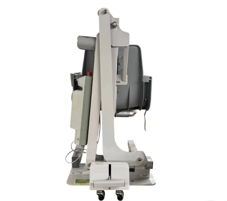 Side Profile Global Pool Products C-450 Commercial Pool Lift 304 Stainless Steel, Anti-Pinch Safety Linkage 24V Battery-Powered Operation