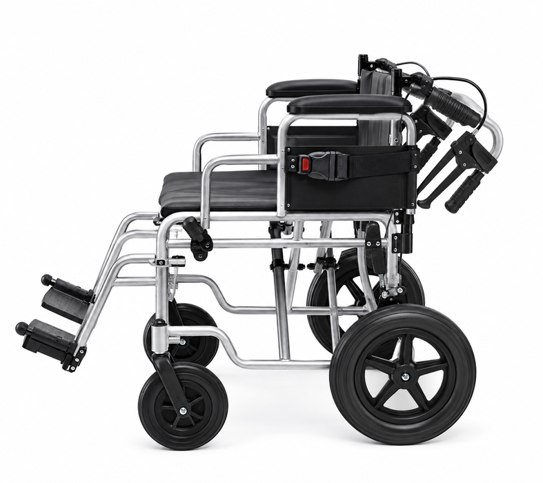 Graham Field Bariatric Transport Chair With Swingaway Footrests And Positioning Belt Image