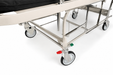 Graham Field Bariatric Transport Stretcher With Adjustable Backrest And Safety Side Rails Red and Green Operated Foot Pedals 