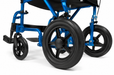 Graham Field Deluxe Aluminum 12-Inch Transport Chair Flat-Free Wheel Close-Up 