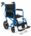 Graham Field Deluxe Aluminum 12-Inch Transport Chair With Swingaway Footrests  