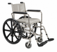 Graham Field Rehab Shower Commode Front View With Stainless Steel Frame Main 