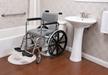 Graham Field Rehab Shower Commode Positioned Over A Standard Toilet 