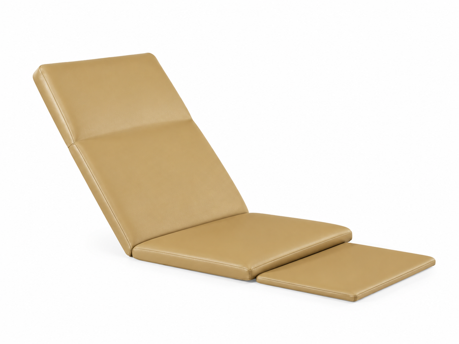 Graham Field Replacement Exam Table Top 100 With Extended Footrest Saddle  Brown 