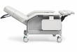 Graham Field Series Clinical Care Recliner Examination Chair FR587W Clinical Recliner Chair With Fold-Away Side Table Flat 