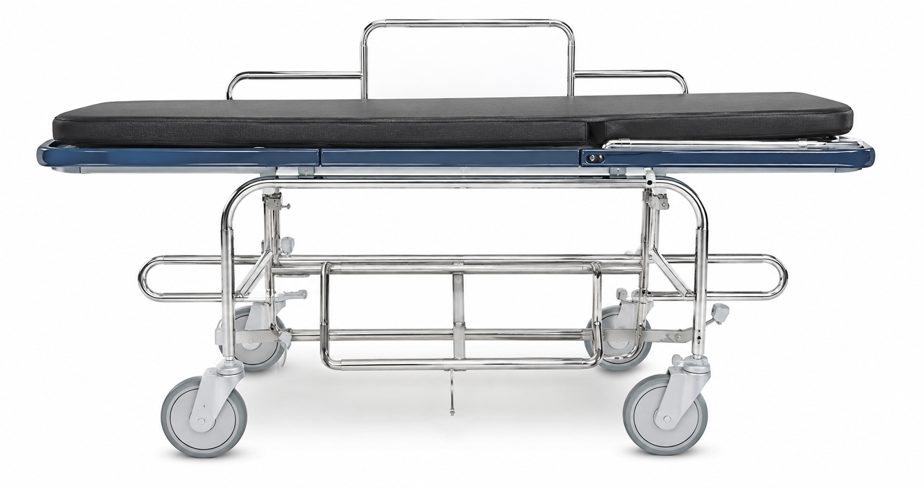 Graham Field General Duty Transport Stretcher Pad On Medical Stretcher Flat View