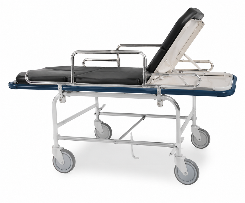 Graham Field General Duty Transport Stretcher Pad With Low-Shear Cover Side View 