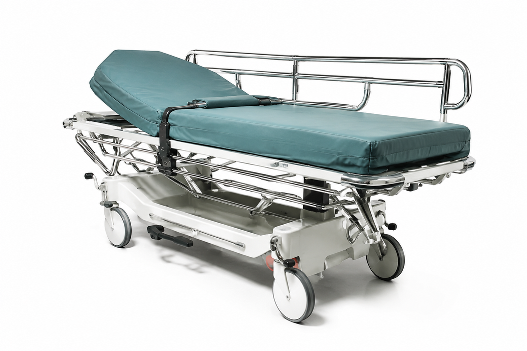 Graham Field Hausted Clinical Comfort Stretcher Pad On Medical Transport Stretcher 