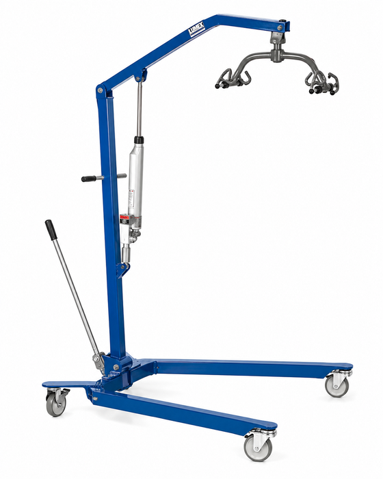 Graham Field Hydraulic Lifts With Heavy Duty Steel Frame Adjustable Base, 400 lbs. Capacity and 6 Point Spreader Bar 