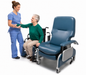 Graham Field Lumex Deluxe Drop Arm Clinical Care Recliner FR566DG Series With Padded Armrests And Supportive Seating