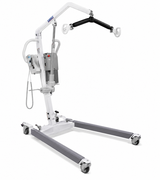 Graham Field Lumex Battery Powered Floor Lifts With 400 lbs. Capacity 6-Point Spreader Bar Emergency Lowering and Powered Patient Transfer System