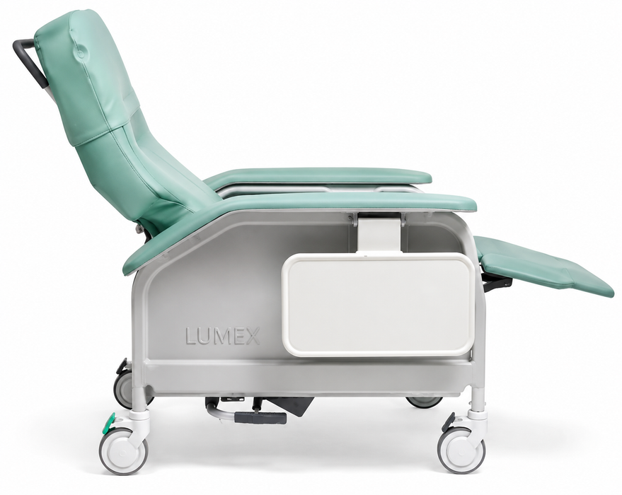 Graham Field Lumex Deluxe Clinical Care Recliner With Cushioned Backrest Seat And Armrests