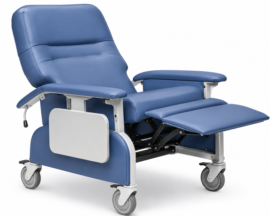 Graham Field Deluxe Clinical Care Recliner With Drop Arms For Patient Transfers Incline 