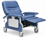 Graham Field Deluxe Clinical Care Recliner With Drop Arms For Patient Transfers Incline 