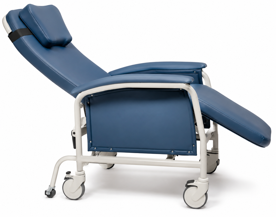 Graham Field Lumex Deluxe Preferred Care Recliner Series Wide Reclining Chair With Padded Armrests And Spacious Seating