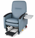 Graham Field Pivot-Arm Clinical Care Recliner HM FR601UH Medical Recliner With Side Table Side Tray Image