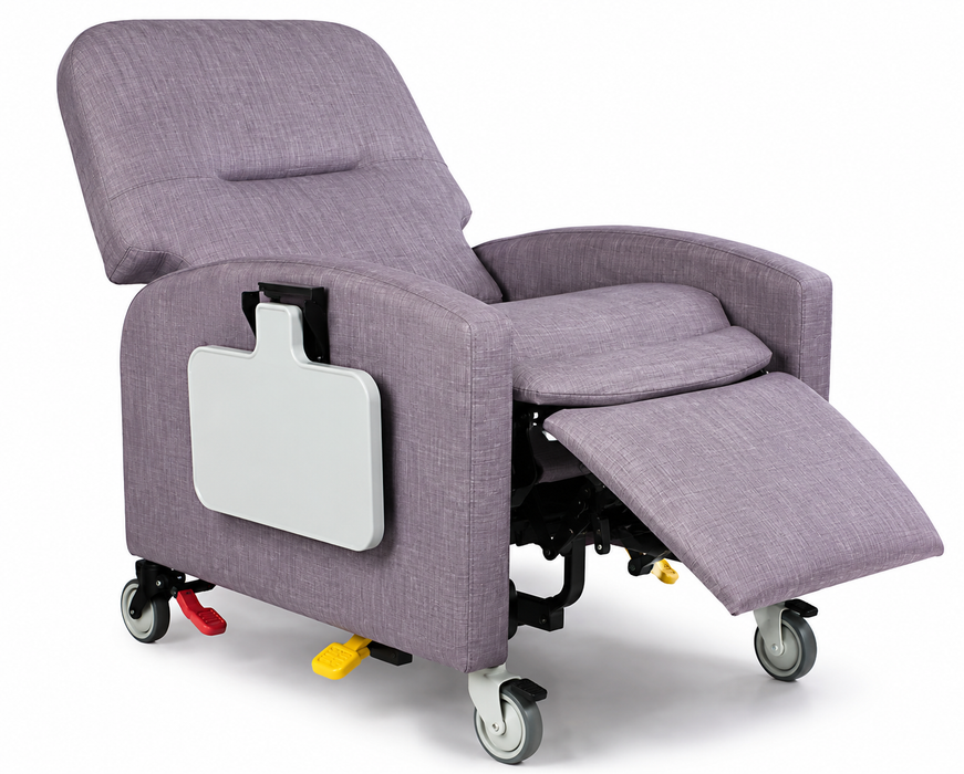 Graham Field Pivot-Arm Clinical Care Recliner HM FR601UH Clinical Recliner With Mobility Base Incline Position Image