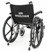 Graham Field MRI Safe Wheelchair With Padded Armrests And Swingaway Footrests