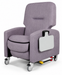 Graham Field Lumex Pivot-Arm Clinical Care Recliner With Cushioned Seat And Footrest Dusty Mauve 
