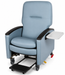 Graham Field Lumex Pivot-Arm Clinical Care Recliner With Padded Seat And Side Tray 