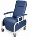 Graham Field Preferred Care Recliner Series Drop-Arm Infinite Positioning for Extended Care Blue Ridge 