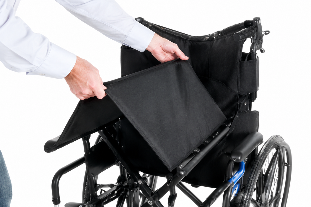 Graham Field Regency 450R Reclining Wheelchair With Rear Anti-Tippers Foldable Seat 